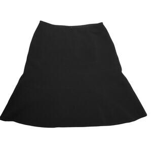Charles Chang-Lima‎ Skirt Black Flounce Hem Stretch Mini Women's 6 Career